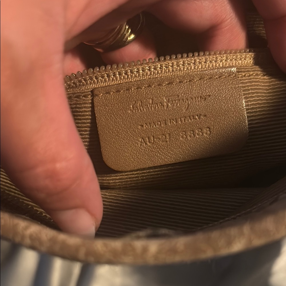 Salvatore Ferragamo Tan Crossbody Bag - Picture 16 of 16